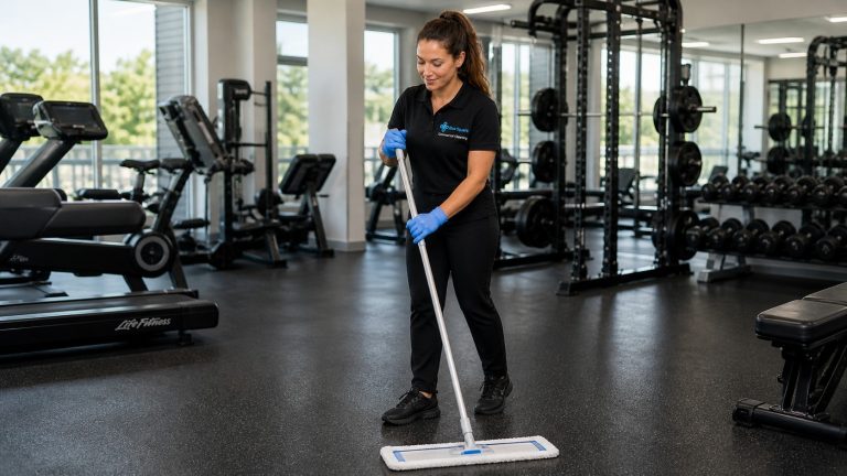 GYM cleaner Blue Square Commercial Cleaning2