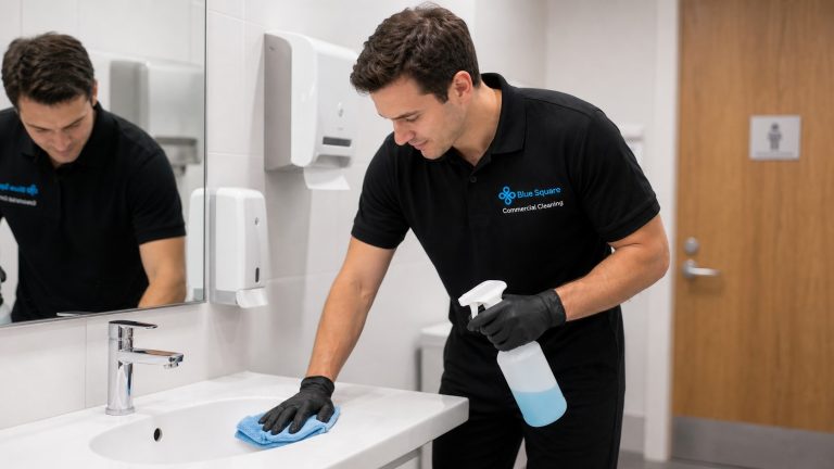 Medical center cleaner Blue Square Commercial Cleaning1